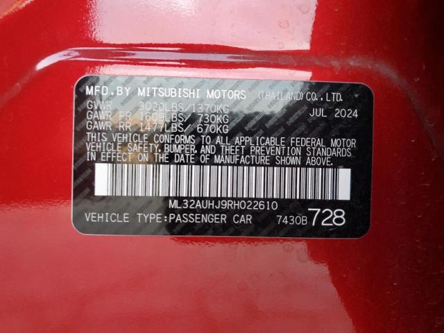 Photo 11 VIN: ML32AUHJ9RH022610 - MITSUBISHI MIRAGE ES 