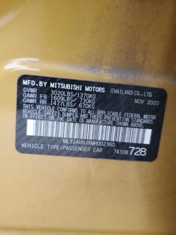 Photo 11 VIN: ML32AUHJXMH002360 - MITSUBISHI MIRAGE 