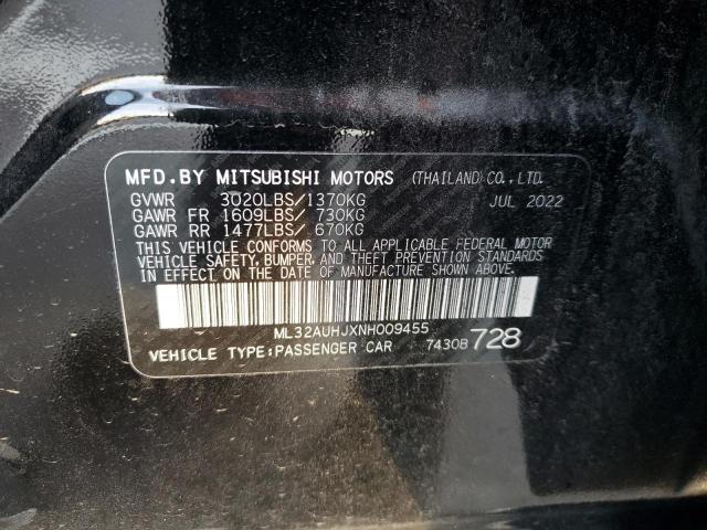 Photo 11 VIN: ML32AUHJXNH009455 - MITSUBISHI MIRAGE 