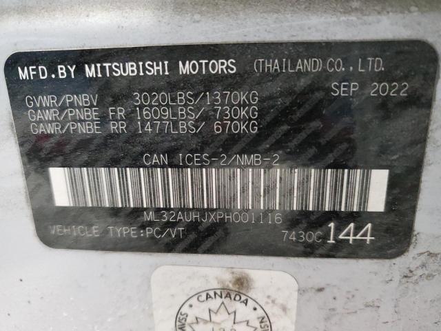 Photo 12 VIN: ML32AUHJXPH001116 - MITSUBISHI MIRAGE 