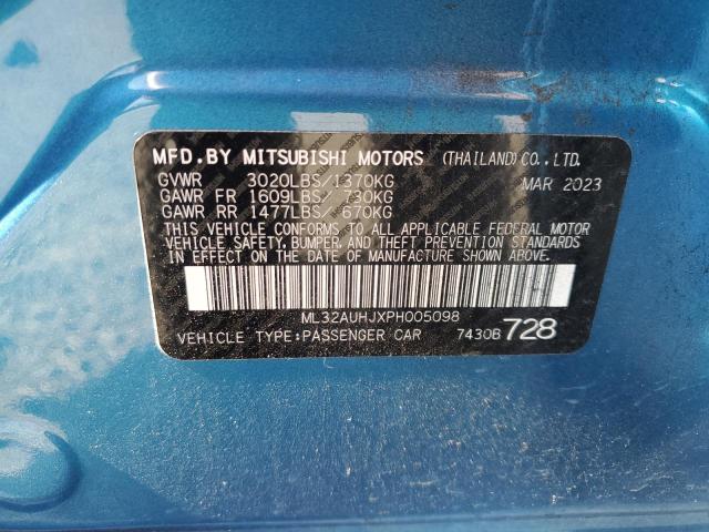 Photo 11 VIN: ML32AUHJXPH005098 - MITSUBISHI MIRAGE ES 