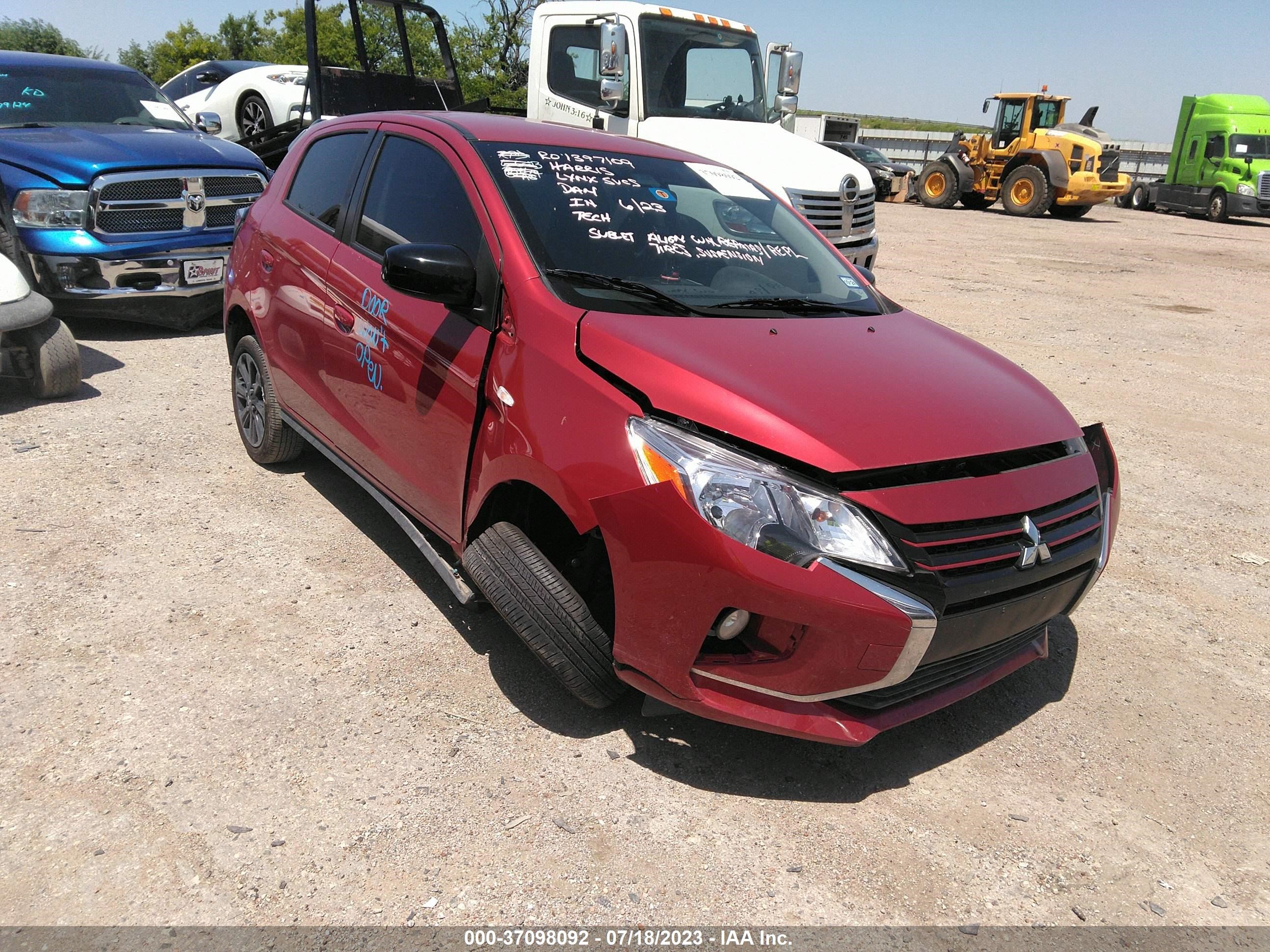 Photo 0 VIN: ML32AWHJ3NH009387 - MITSUBISHI MIRAGE 