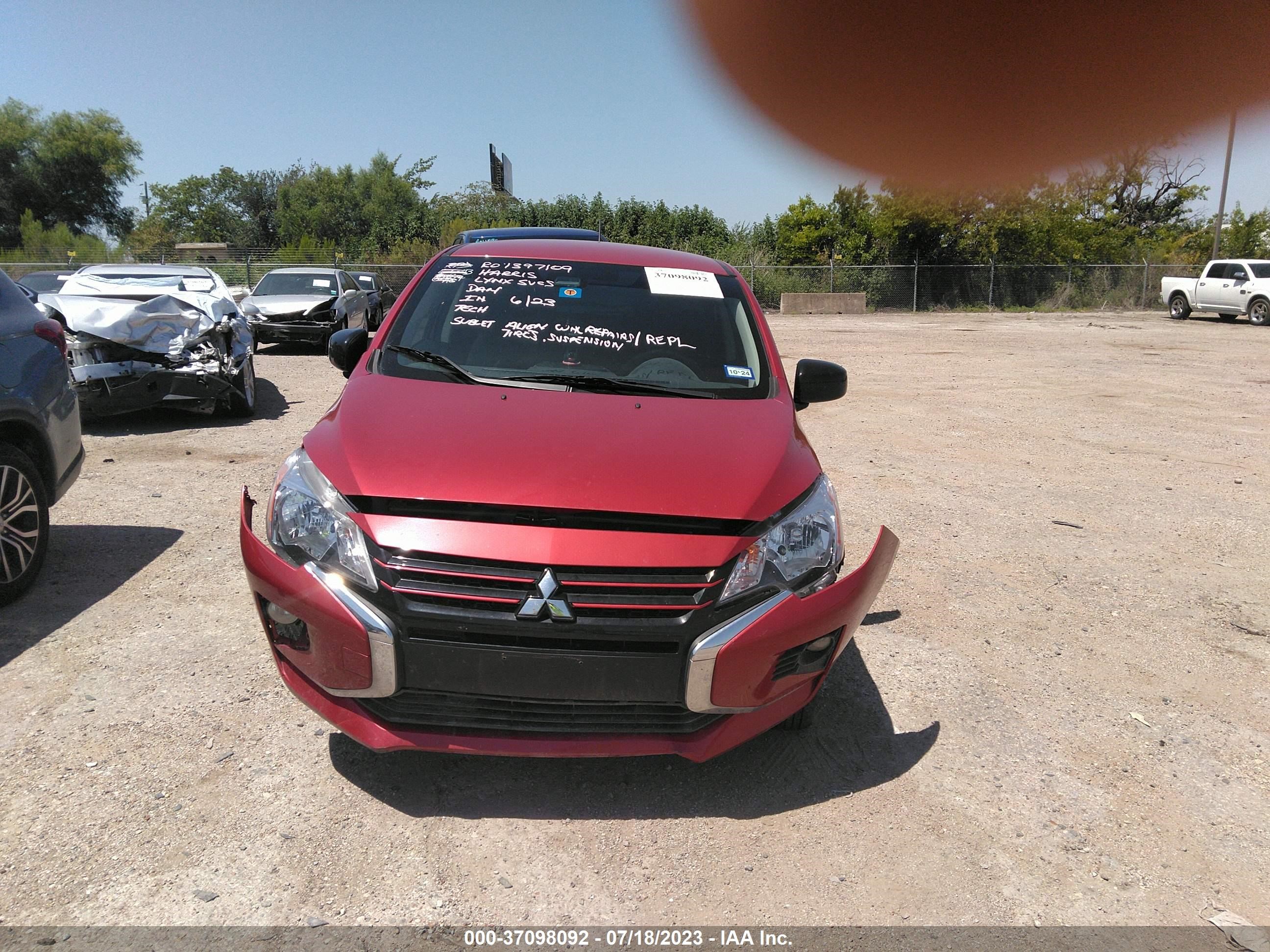 Photo 11 VIN: ML32AWHJ3NH009387 - MITSUBISHI MIRAGE 