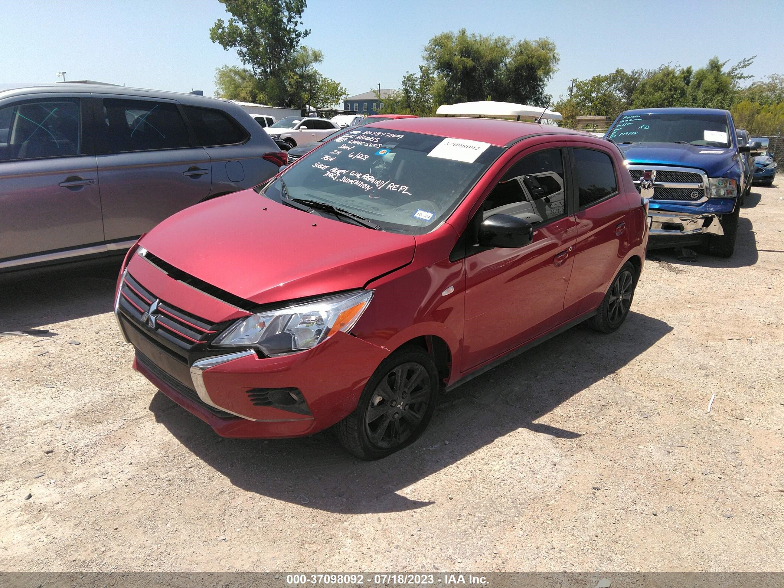 Photo 13 VIN: ML32AWHJ3NH009387 - MITSUBISHI MIRAGE 