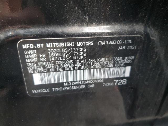 Photo 11 VIN: ML32AWHJ5MH004996 - MITSUBISHI MIRAGE 