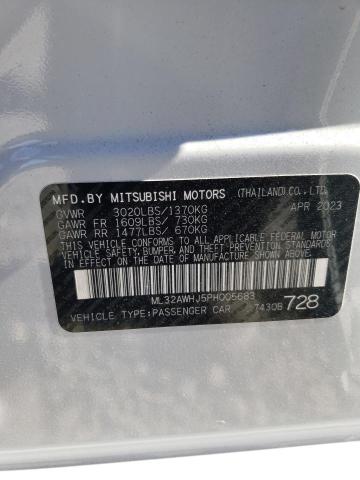 Photo 11 VIN: ML32AWHJ5PH005683 - MITSUBISHI MIRAGE 