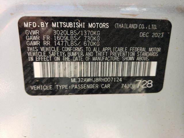 Photo 11 VIN: ML32AWHJ8RH007124 - MITSUBISHI MIRAGE 