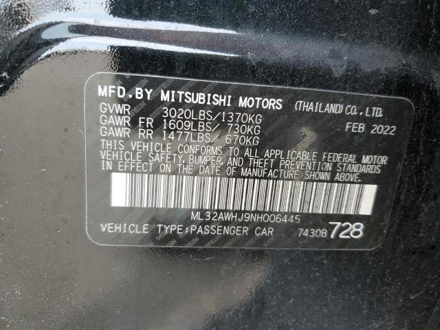 Photo 11 VIN: ML32AWHJ9NH006445 - MITSUBISHI MIRAGE 