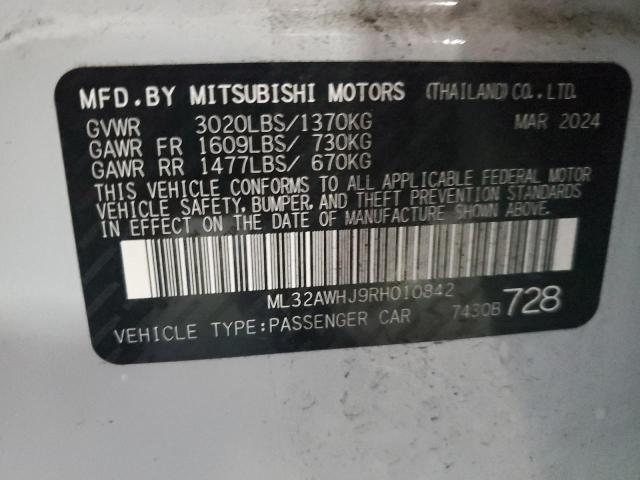 Photo 13 VIN: ML32AWHJ9RH010842 - MITSUBISHI MIRAGE SE 