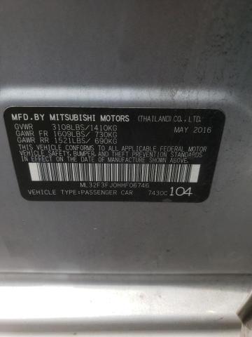 Photo 9 VIN: ML32F3FJ0HHF06746 - MITSUBISHI MIRAGE G4 