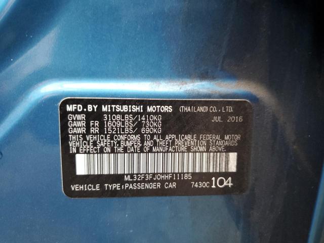 Photo 12 VIN: ML32F3FJ0HHF11185 - MITSUBISHI MIRAGE G4 