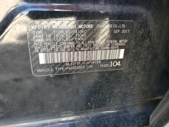 Photo 11 VIN: ML32F3FJ0JHF04159 - MITSUBISHI MIRAGE G4 