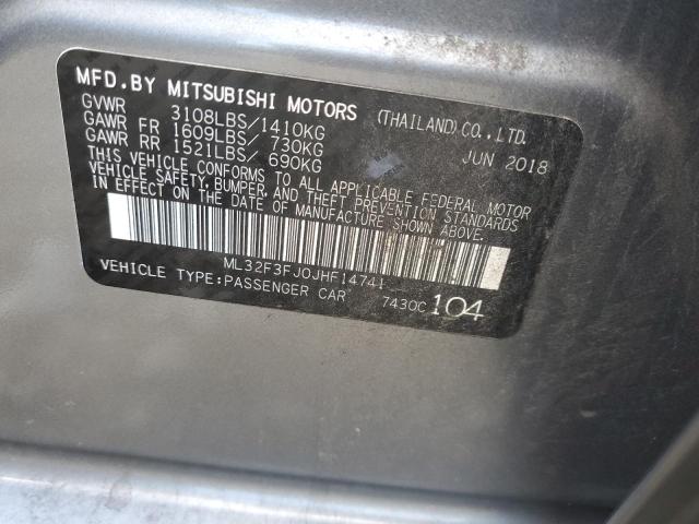 Photo 9 VIN: ML32F3FJ0JHF14741 - MITSUBISHI MIRAGE G4 