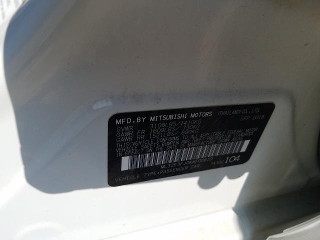 Photo 9 VIN: ML32F3FJ0KHF00629 - MITSUBISHI MIRAGE G4 