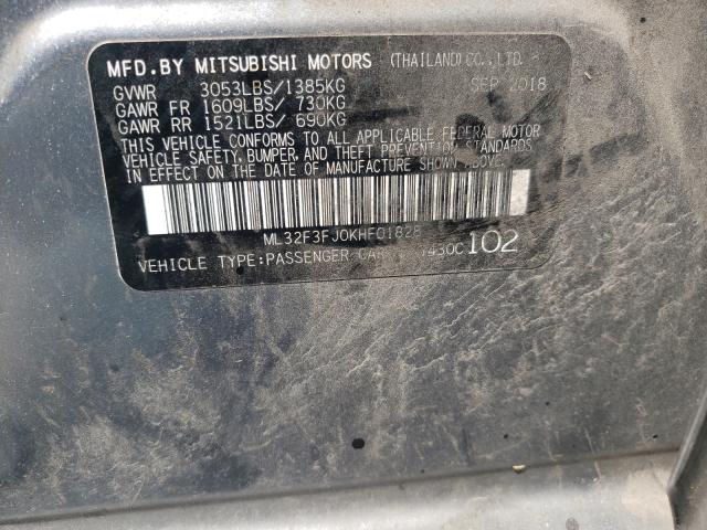 Photo 9 VIN: ML32F3FJ0KHF01828 - MITSUBISHI MIRAGE G4 