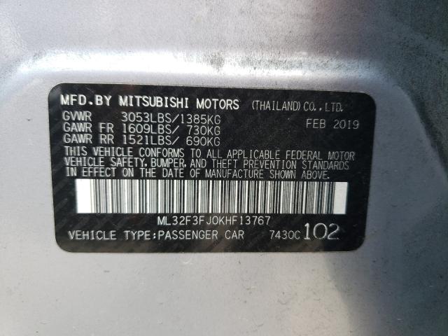 Photo 9 VIN: ML32F3FJ0KHF13767 - MITSUBISHI MIRAGE G4 