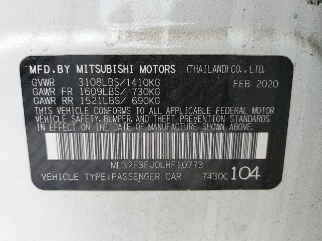 Photo 11 VIN: ML32F3FJ0LHF10773 - MITSUBISHI MIRAGE G4 