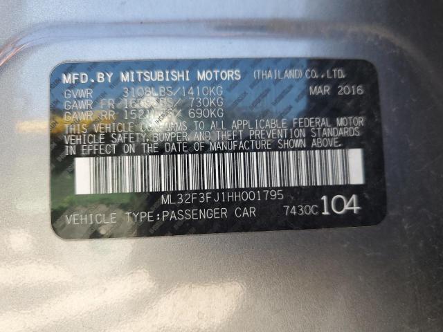 Photo 11 VIN: ML32F3FJ1HH001795 - MITSUBISHI MIRAGE G4 