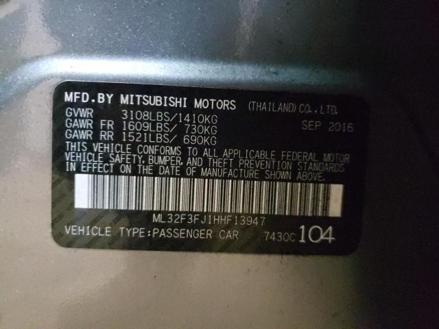 Photo 9 VIN: ML32F3FJ1HHF13947 - MITSUBISHI MIRAGE G4 