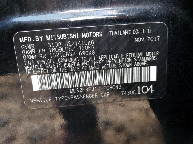 Photo 11 VIN: ML32F3FJ1JHF08043 - MITSUBISHI MIRAGE G4 