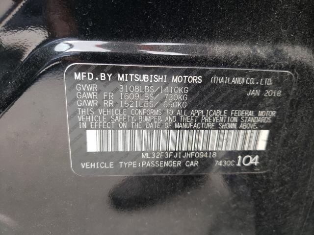 Photo 9 VIN: ML32F3FJ1JHF09418 - MITSUBISHI MIRAGE G4 