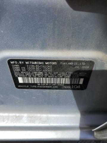 Photo 11 VIN: ML32F3FJ1JHF15932 - MITSUBISHI MIRAGE 