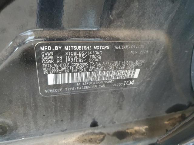 Photo 12 VIN: ML32F3FJ1KHF05967 - MITSUBISHI MIRAGE G4 