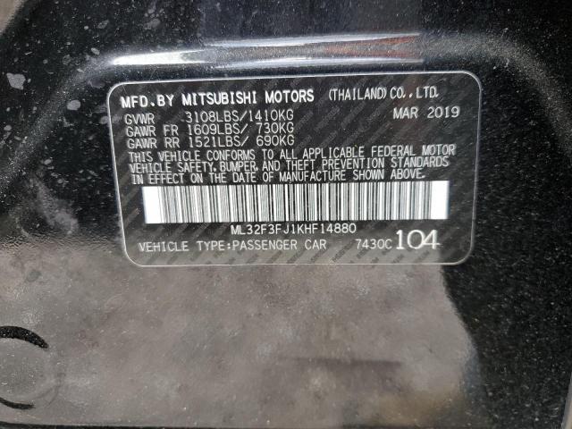 Photo 11 VIN: ML32F3FJ1KHF14880 - MITSUBISHI MIRAGE 