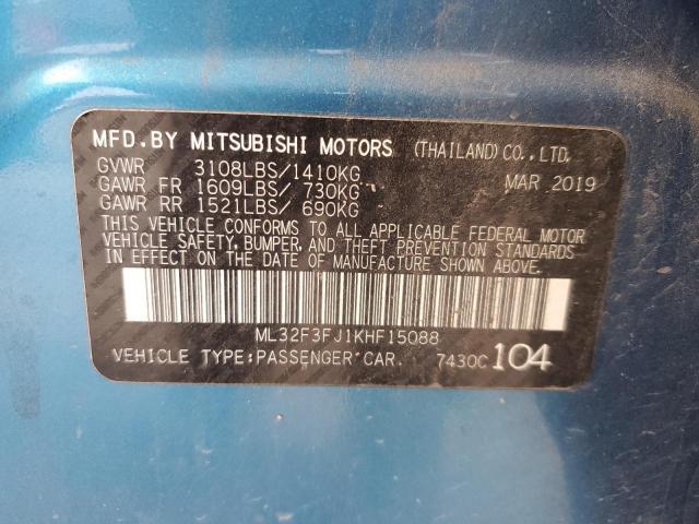 Photo 11 VIN: ML32F3FJ1KHF15088 - MITSUBISHI MIRAGE G4 