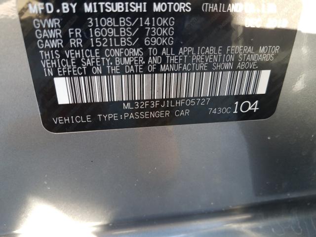 Photo 9 VIN: ML32F3FJ1LHF05727 - MITSUBISHI MIRAGE G4 