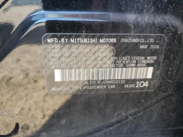 Photo 11 VIN: ML32F3FJ2HH002132 - MITSUBISHI MIRAGE G4 