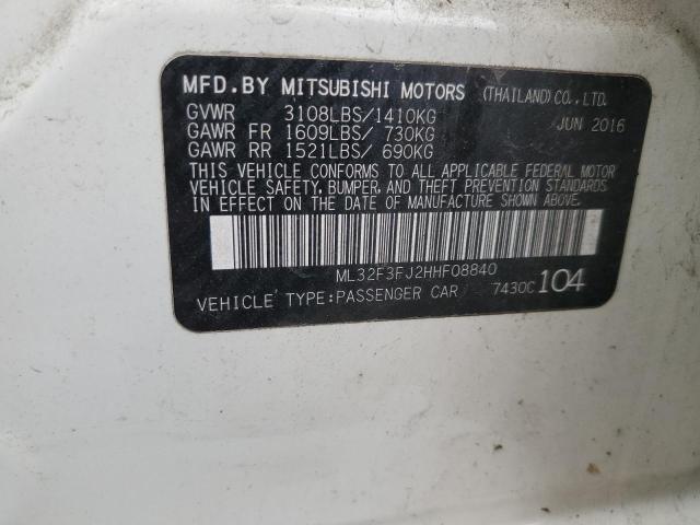 Photo 12 VIN: ML32F3FJ2HHF08840 - MITSUBISHI MIRAGE 