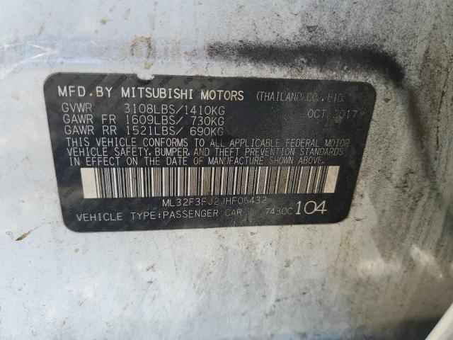 Photo 11 VIN: ML32F3FJ2JHF06432 - MITSUBISHI MIRAGE G4 