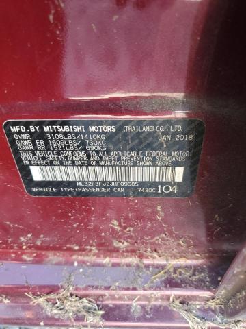 Photo 11 VIN: ML32F3FJ2JHF09685 - MITSUBISHI MIRAGE G4 