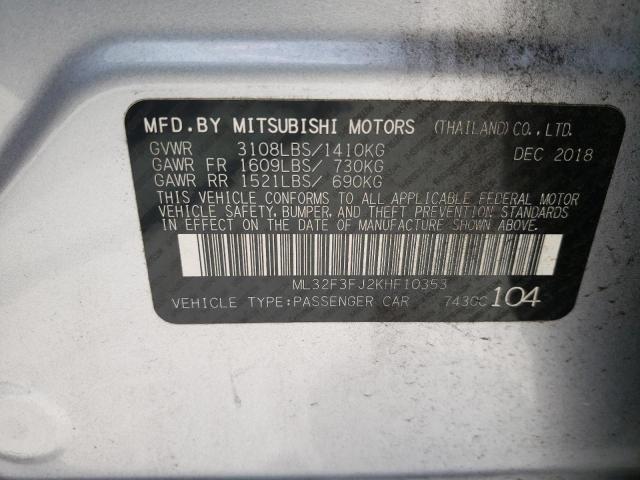 Photo 12 VIN: ML32F3FJ2KHF10353 - MITSUBISHI MIRAGE G4 