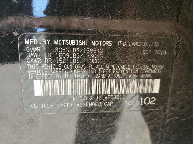 Photo 11 VIN: ML32F3FJ2LHF03811 - MITSUBISHI MIRAGE 