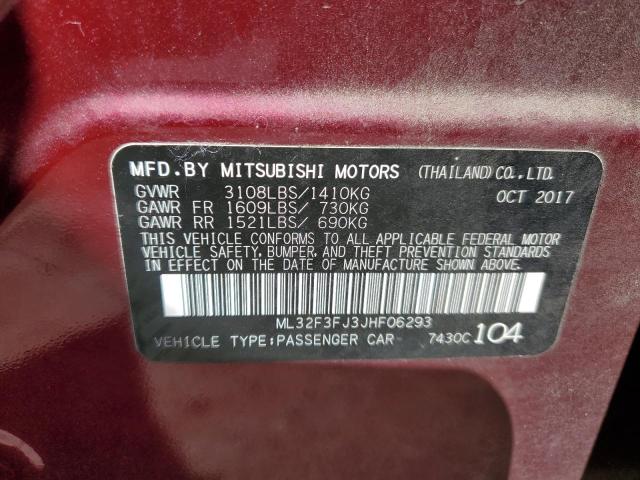 Photo 9 VIN: ML32F3FJ3JHF06293 - MITSUBISHI MIRAGE G4 