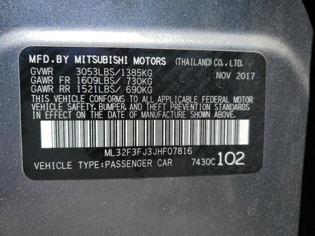 Photo 12 VIN: ML32F3FJ3JHF07816 - MITSUBISHI MIRAGE G4 