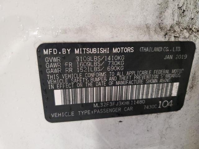 Photo 11 VIN: ML32F3FJ3KHF11480 - MITSUBISHI MIRAGE 