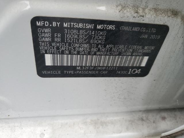 Photo 12 VIN: ML32F3FJ3KHF12211 - MITSUBISHI MIRAGE G4 