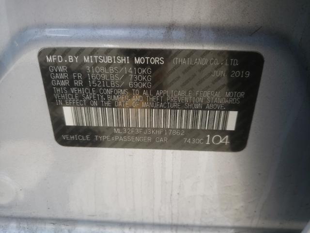 Photo 9 VIN: ML32F3FJ3KHF17862 - MITSUBISHI MIRAGE G4 