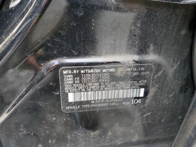 Photo 11 VIN: ML32F3FJ3LHF04207 - MITSUBISHI MIRAGE 