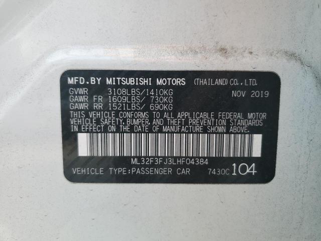 Photo 11 VIN: ML32F3FJ3LHF04384 - MITSUBISHI MIRAGE G4 