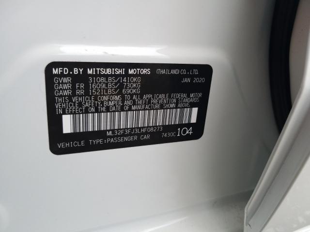 Photo 9 VIN: ML32F3FJ3LHF08273 - MITSUBISHI MIRAGE G4 