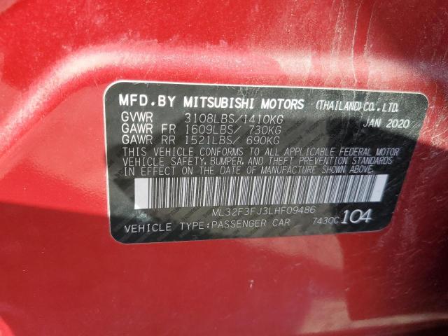 Photo 11 VIN: ML32F3FJ3LHF09486 - MITSUBISHI MIRAGE 