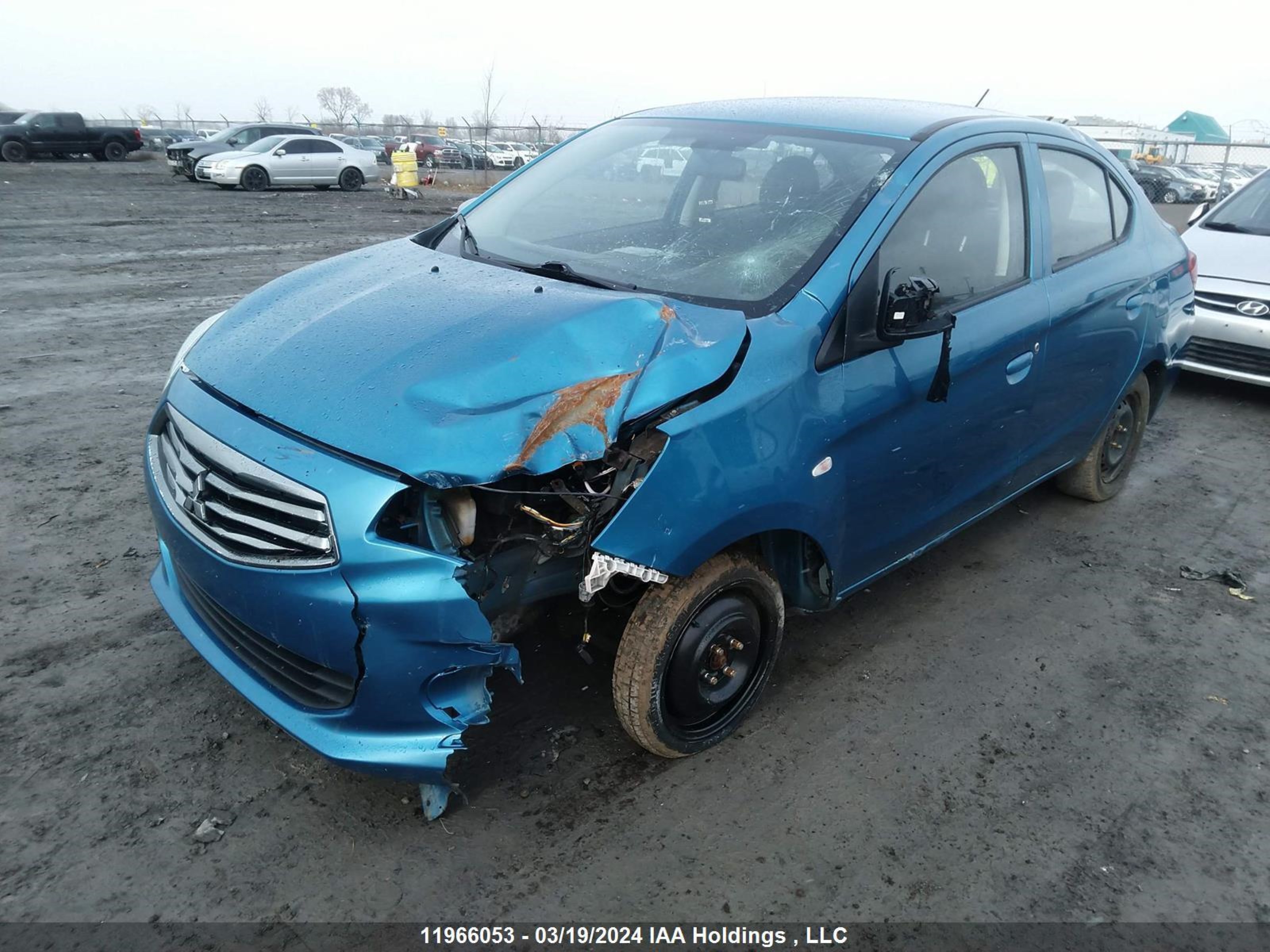 Photo 1 VIN: ML32F3FJ4HH001337 - MITSUBISHI MIRAGE 