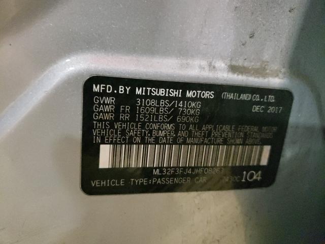 Photo 9 VIN: ML32F3FJ4JHF08263 - MITSUBISHI MIRAGE G4 