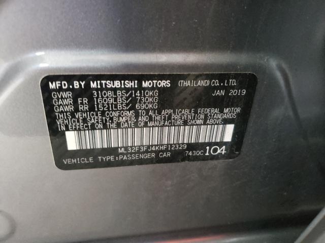 Photo 9 VIN: ML32F3FJ4KHF12329 - MITSUBISHI MIRAGE G4 