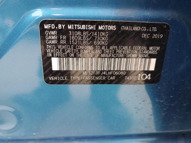 Photo 11 VIN: ML32F3FJ4LHF06080 - MITSUBISHI MIRAGE 