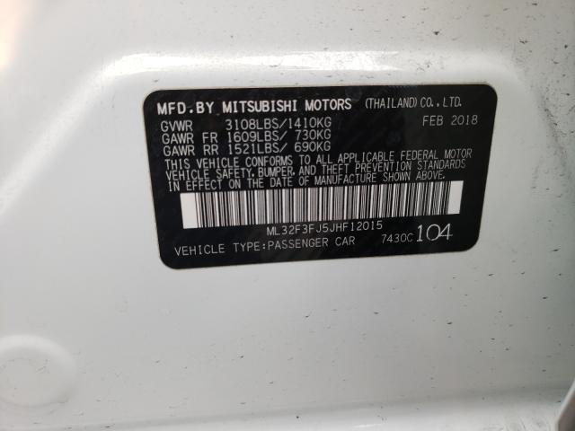 Photo 9 VIN: ML32F3FJ5JHF12015 - MITSUBISHI MIRAGE G4 